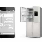smart fridge appliance with a smartphone app