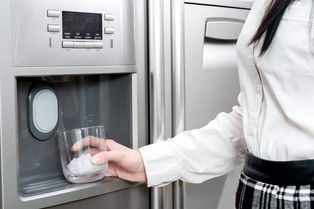 optional ice maker refrigerator