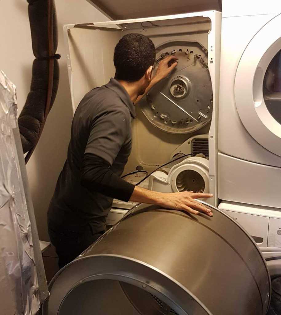 dryer making loud screeching noise
